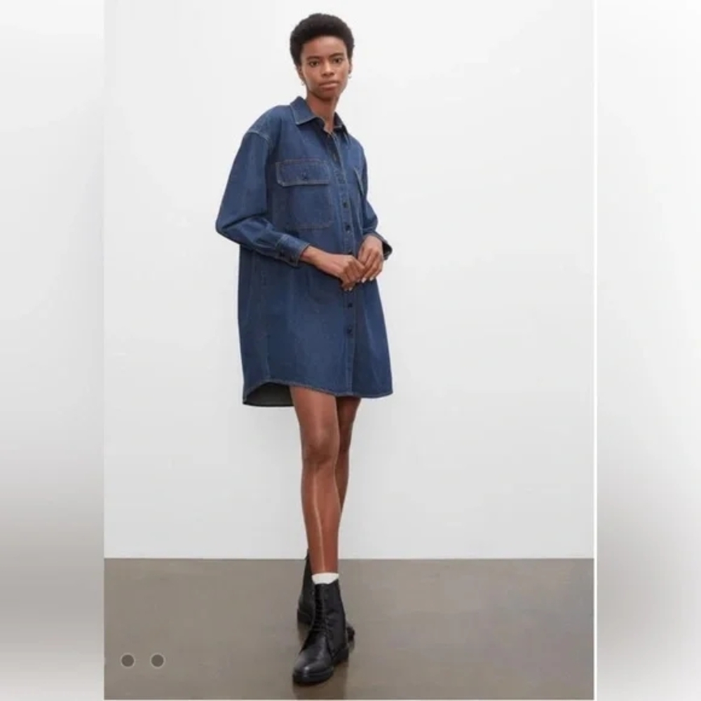 **SOLD** Club Monaco Denim Shirt Dress